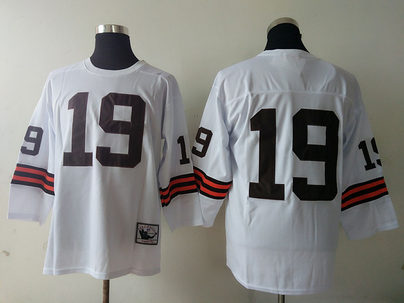 Men's Cleveland Browns Bernie Kosar Mitchell & Ness White Legacy Jersey